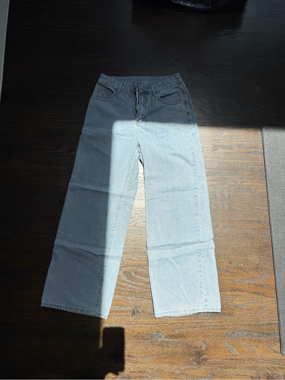 Women's Light Blue Wide Leg Jeans